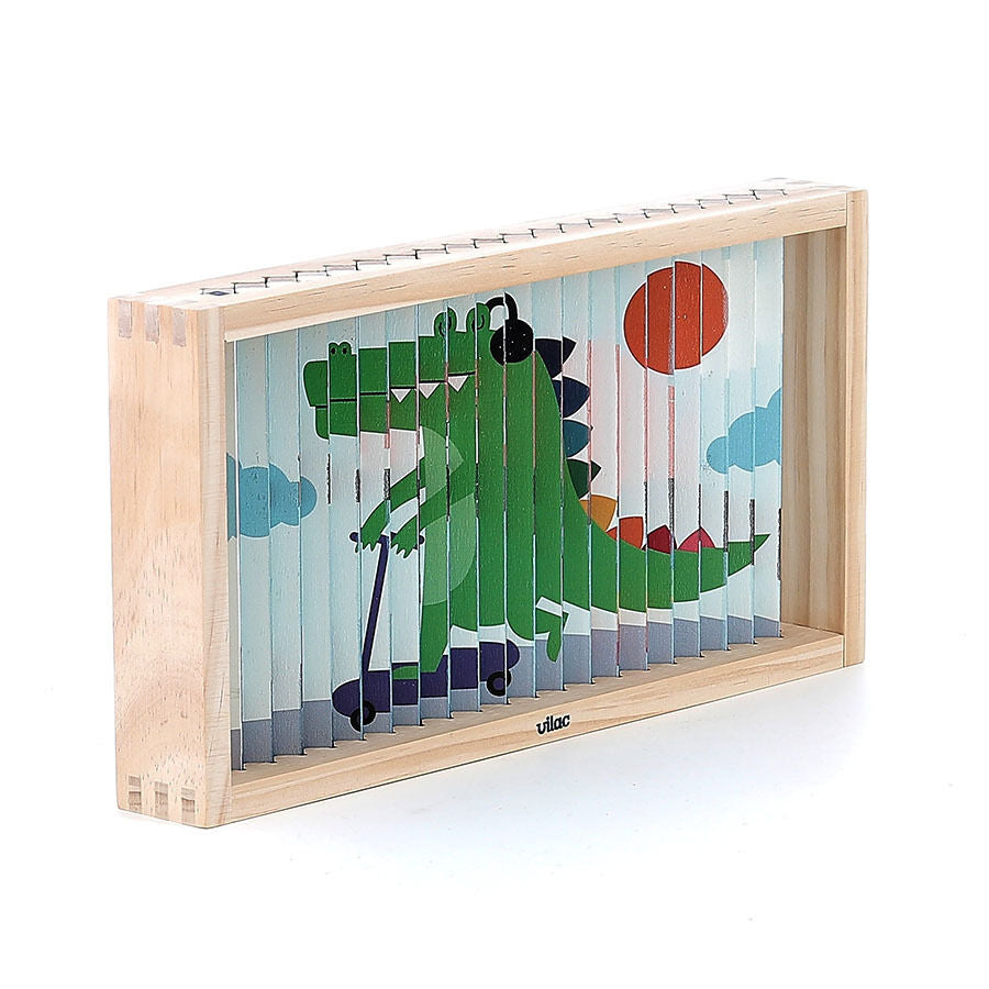 Vilac Puzzle 4d Madera Animales