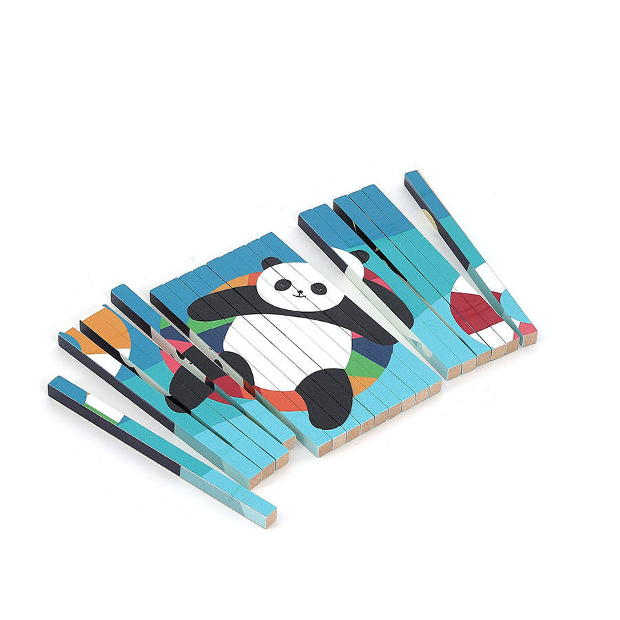 Vilac Puzzle 4d Madera Animales