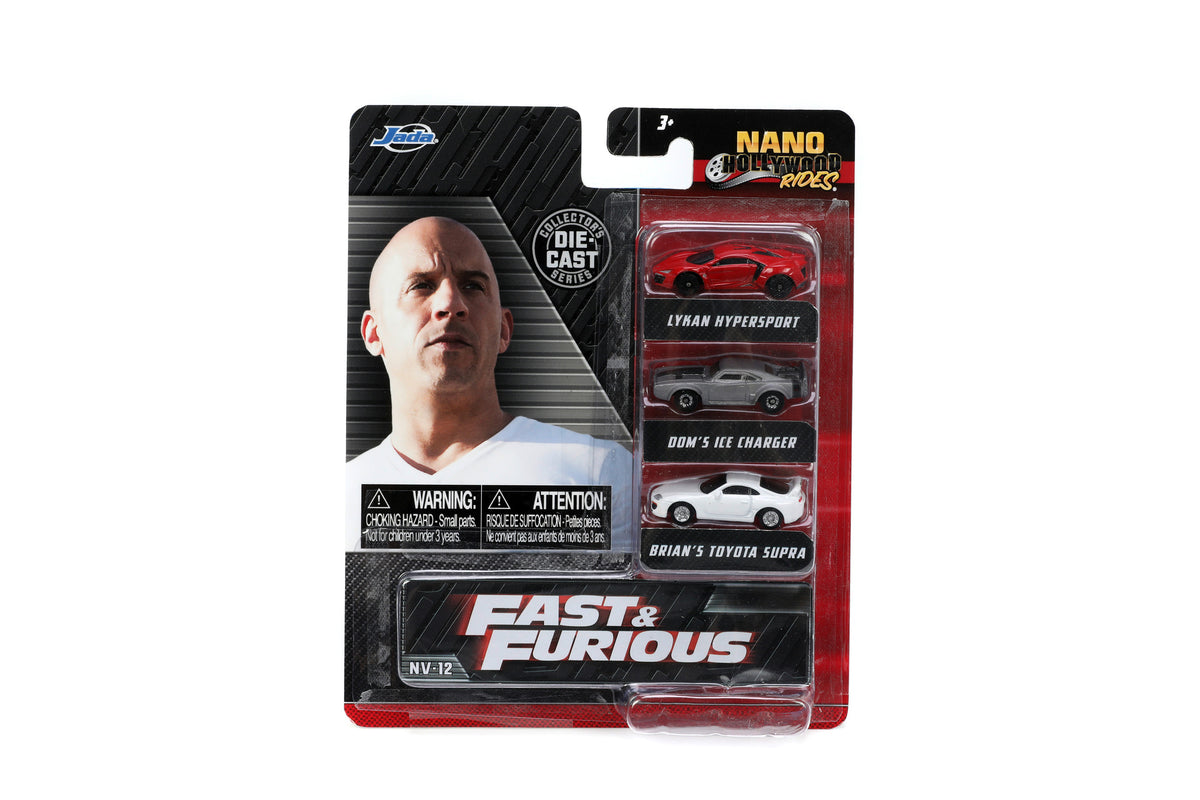 Fast & Furious 3-pack Nano Cars Wave 4