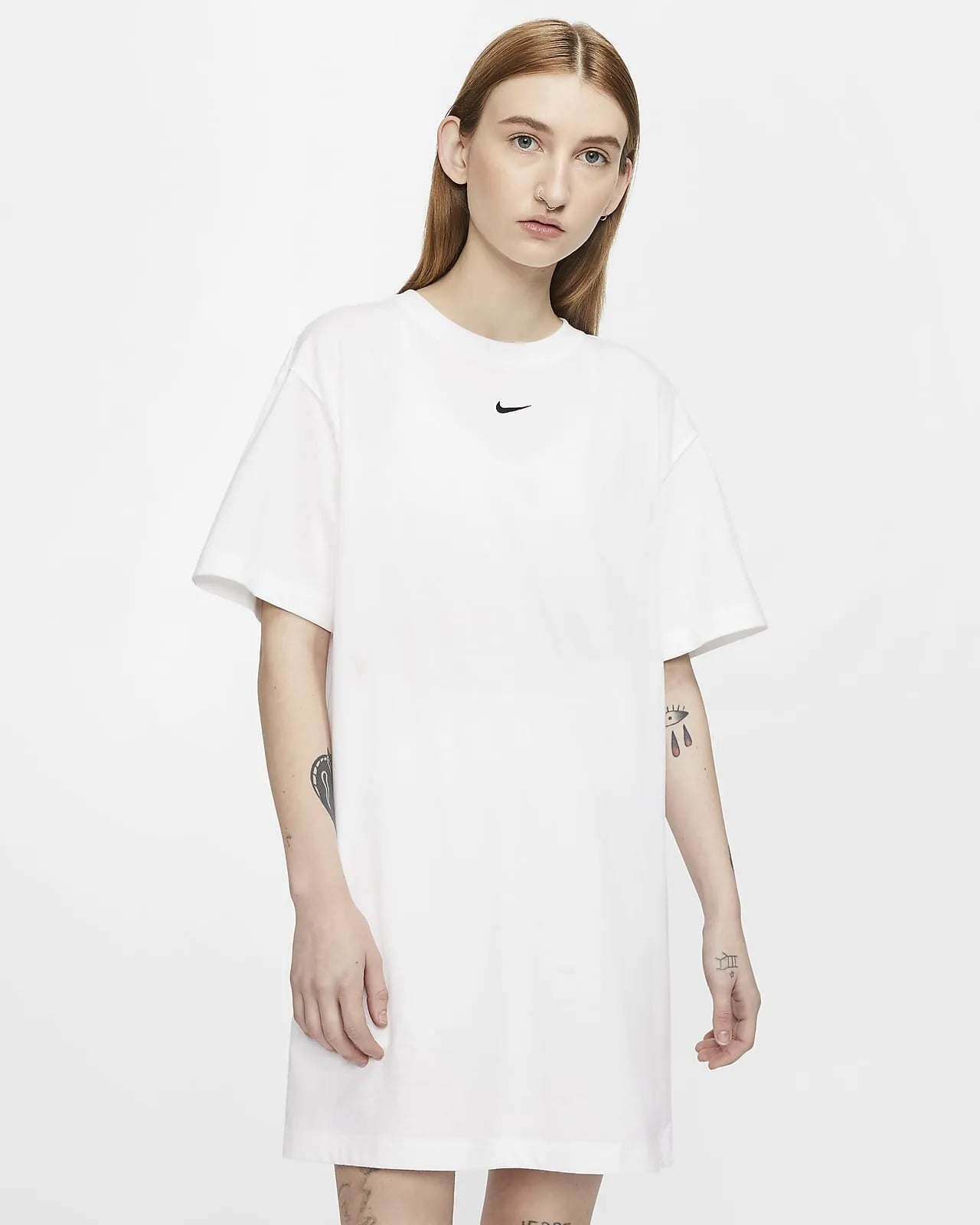 Dámske tričko/šaty nike essential dress white xs