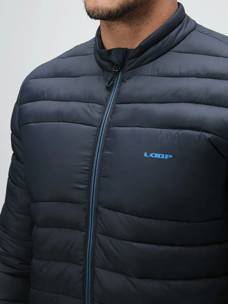 Herrenjacke Loap Irpur Marineblau