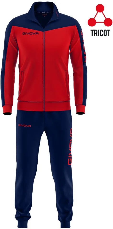 Sports Set Givova Roma Red-blue Red