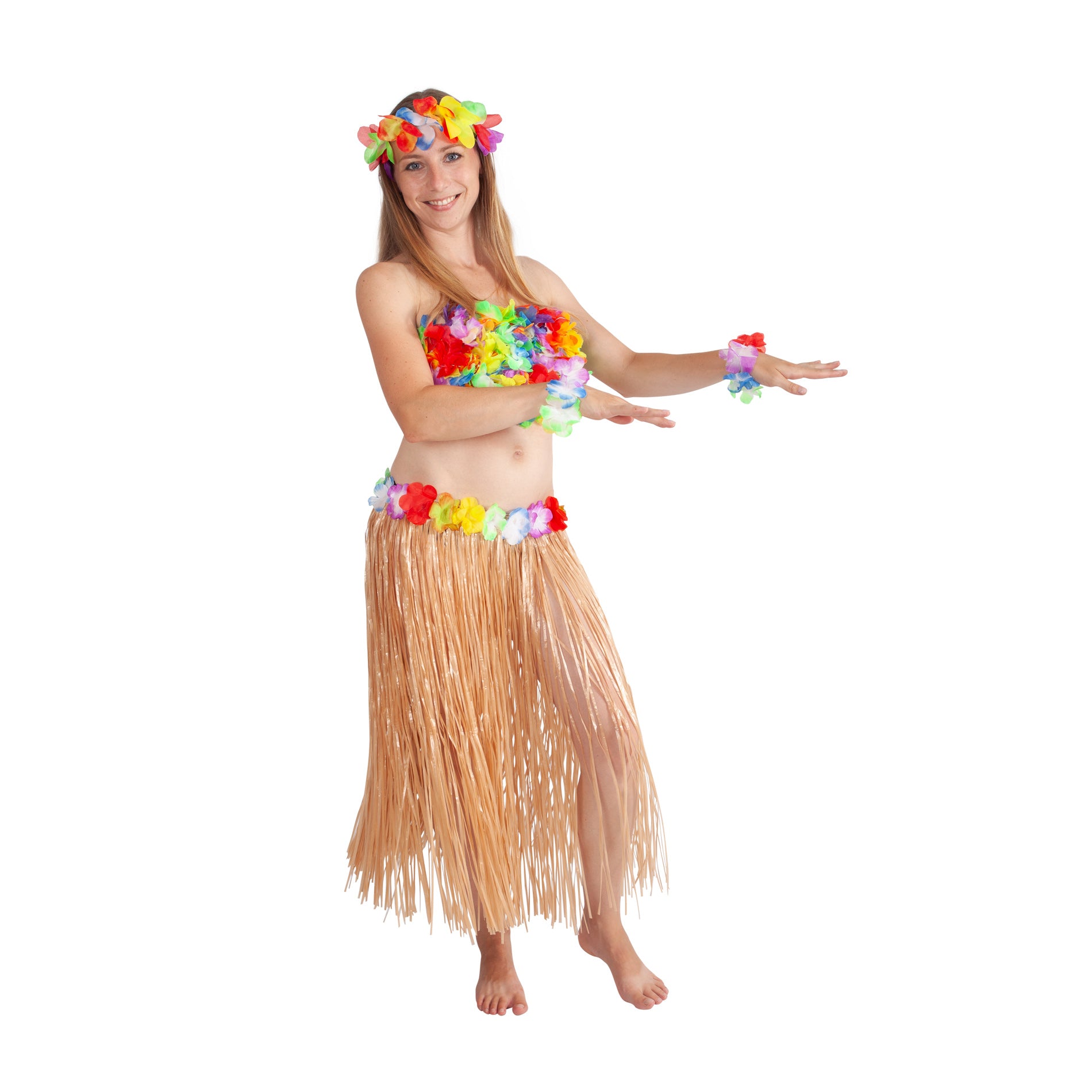 The Hawaii Skirt Adult 72 Cm Nature