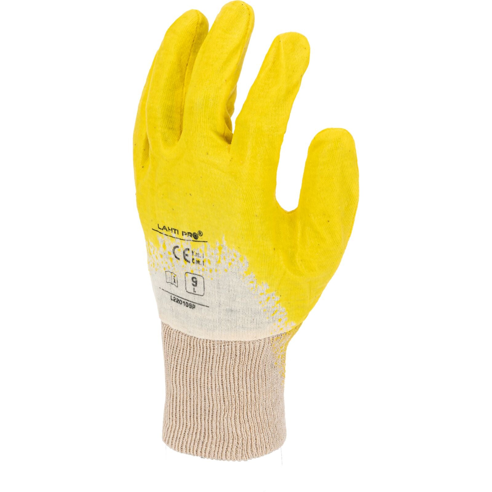 Gloves Nitryl Yell-white L220110p 12 Pairs 10  Ce Lahti
