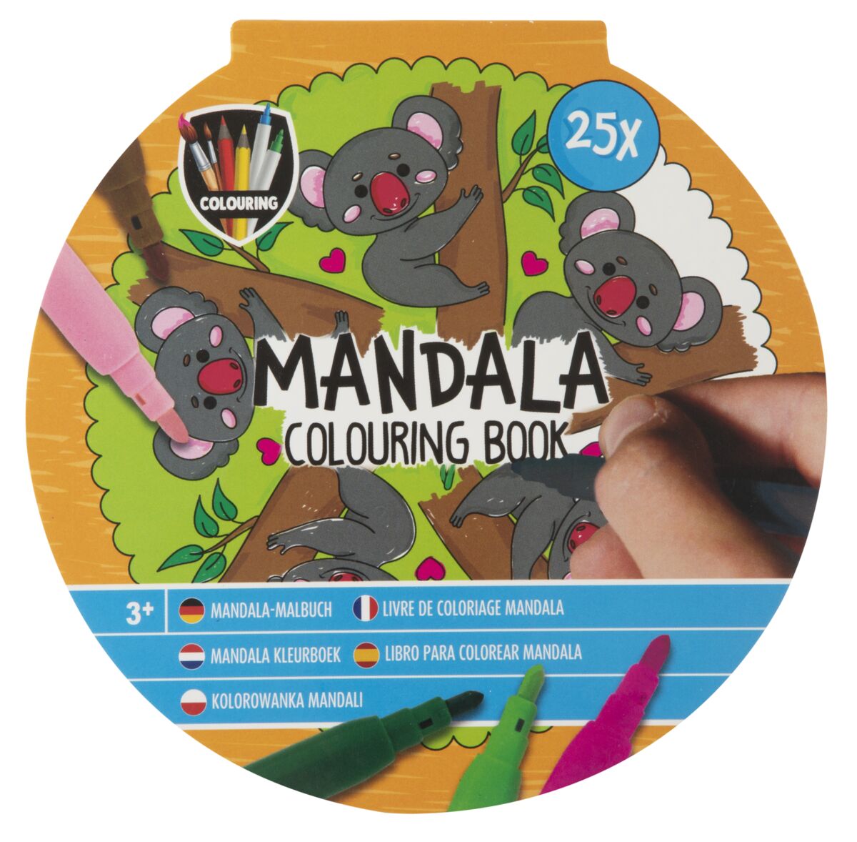 Mandala omalovánky 25 listů
