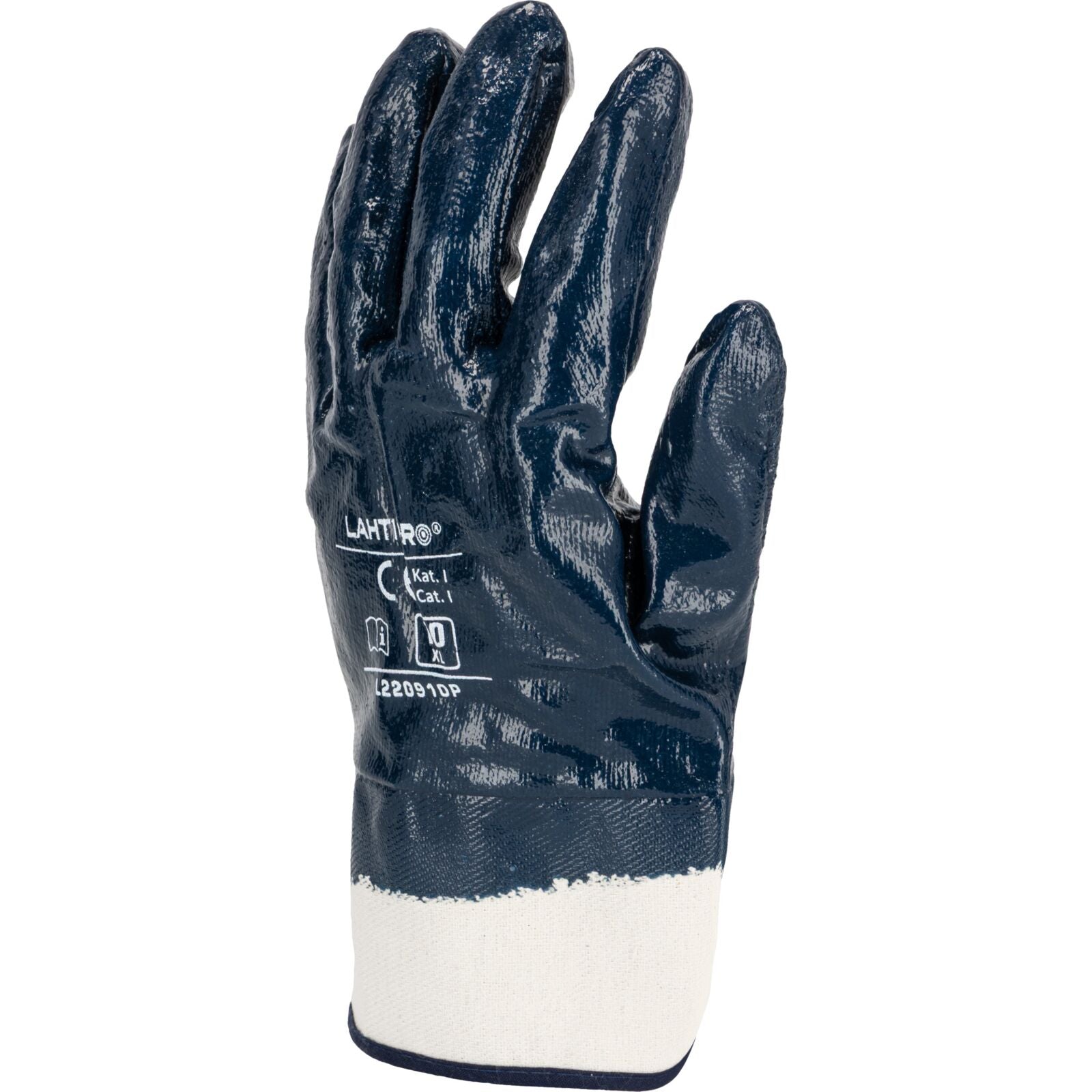 Gants Nitrile Bleu Marine L220910p 12 Paires 10 Ce Lahti