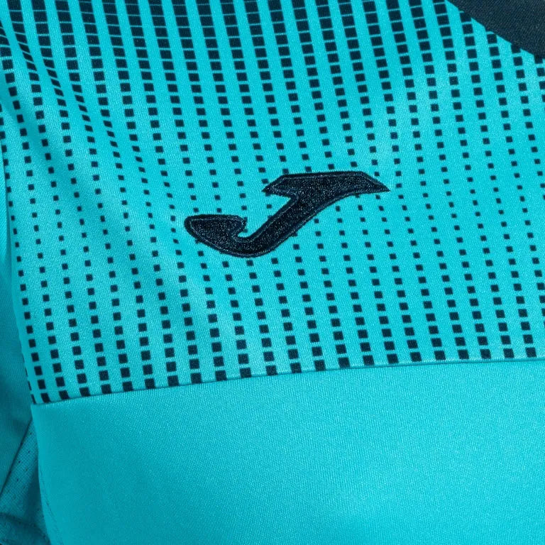 Tricou dama joma eco supernova fluor turq-navy turcoaz/albastru l