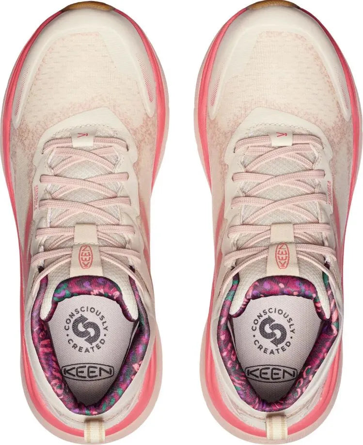 Women's Shoes Keen Wmns Leiki Mid Wp Birch/cameo Rose White