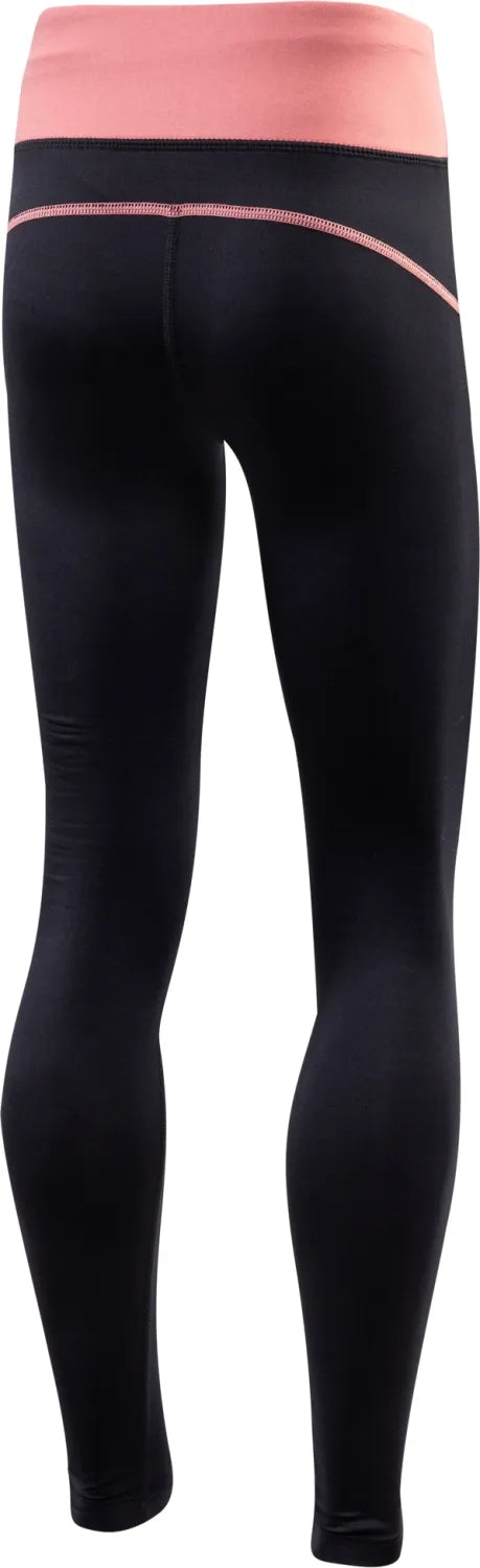 Detské funkčné legíny Klimatex Silaqui-302 Black/old Pink