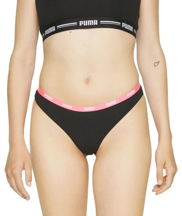 Women's Panties Puma String 3p Pink-orchid-blue Mix