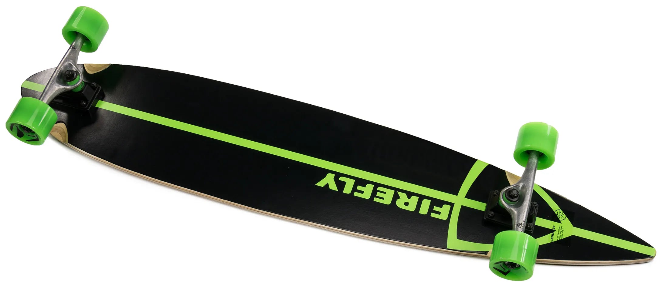 Firefly surfer longboard čierny
