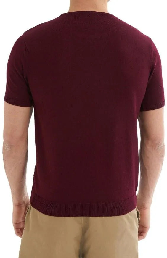 Pánske tričko Jimmy Sanders Zeus Bordeaux Burgundy