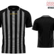 Спортна тениска Givova Rugby Black-white Черна