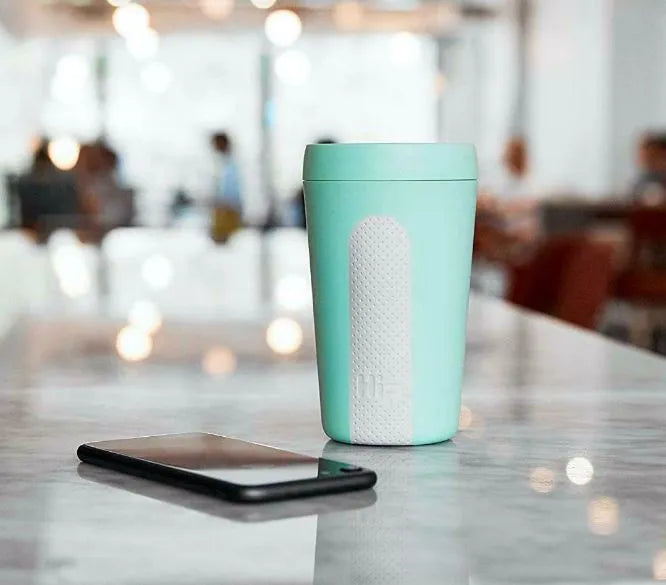 Cupán taistil cromáin 355ml glas