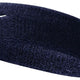 Nike Swoosh лента за глава Obsidian-white Blue