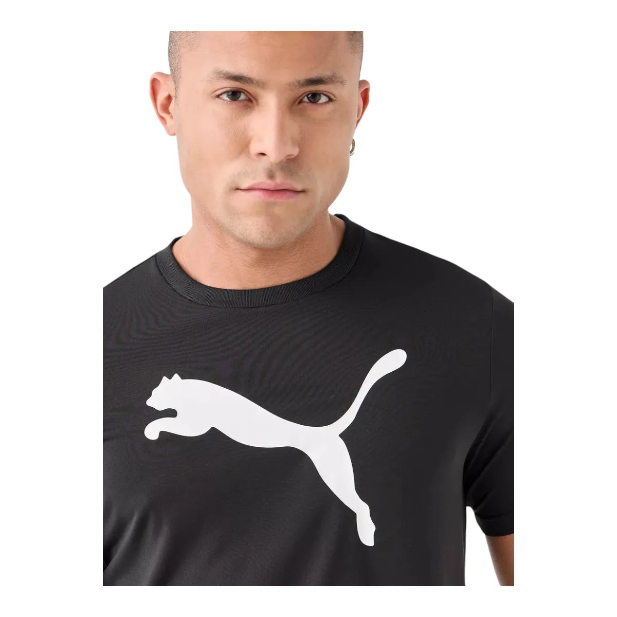 Tricou Puma Ess Poly negru pentru bărbați
