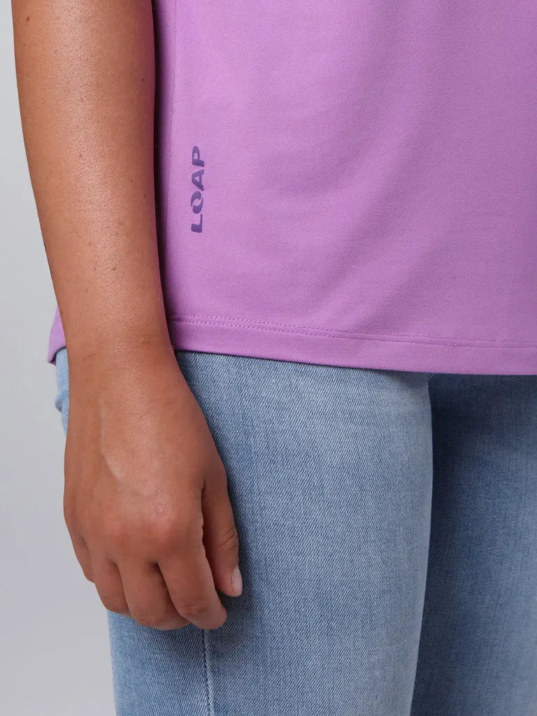 Dámské tričko Loap byra purple xl