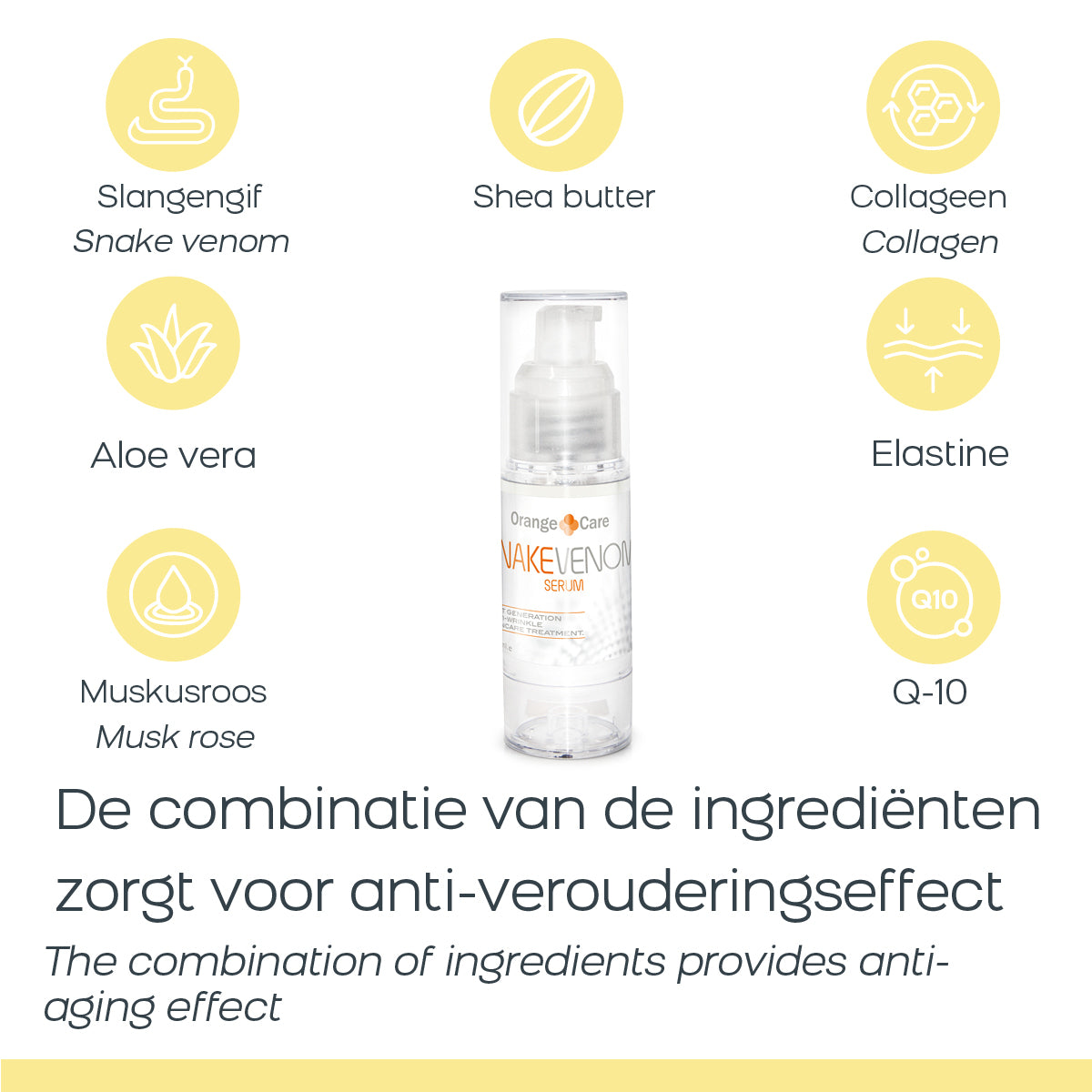 Orange Care – Snake Venom Face Cream 50ml + Serum 30ml