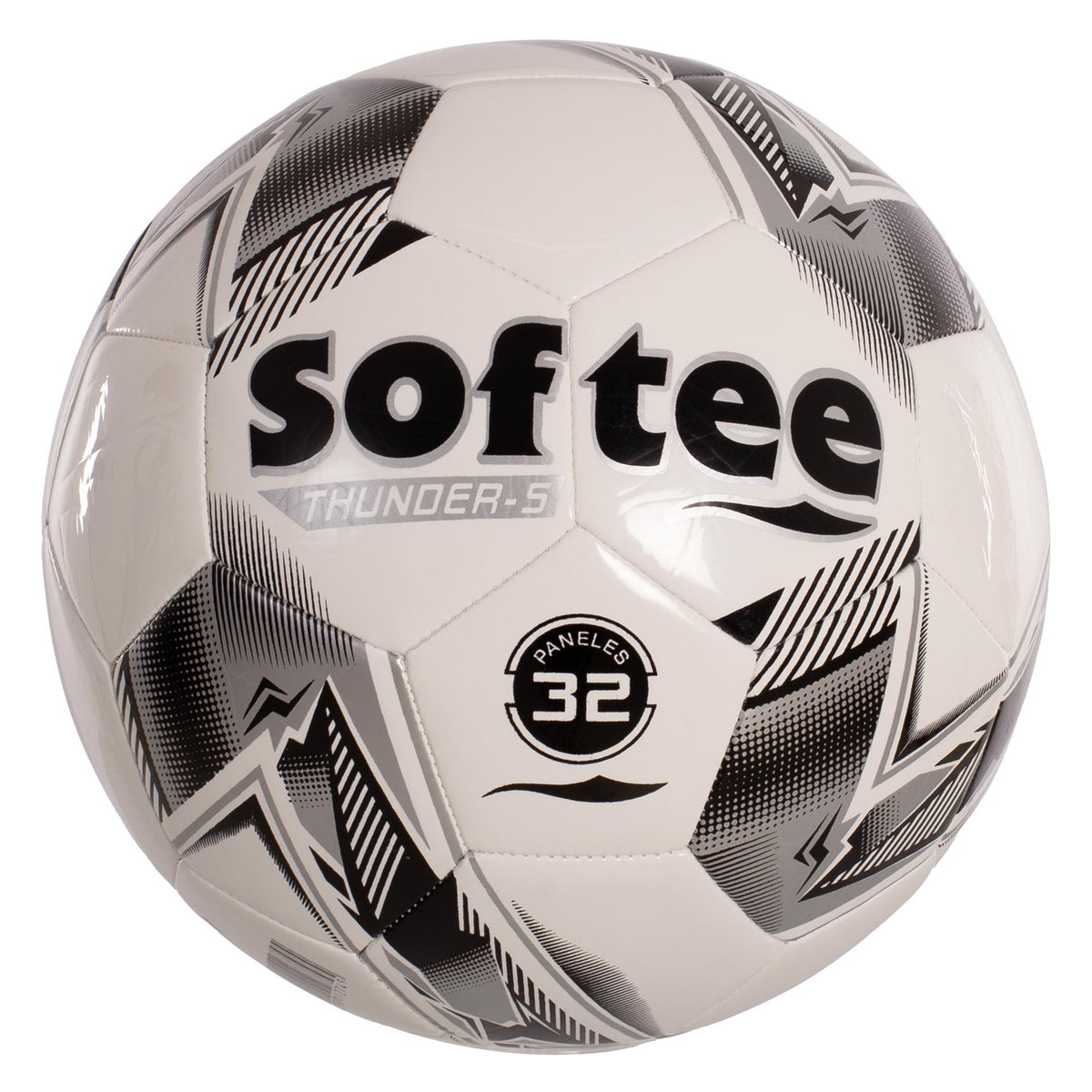 Pallone da calcio Softee Thunder misura 5 Blanco/Negro FÚTBOL 11