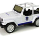 Terénne policajné auto biele
