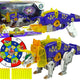 Dinobots 2 In 1 Dinosaur Shotgun Purple Triceratops Shield