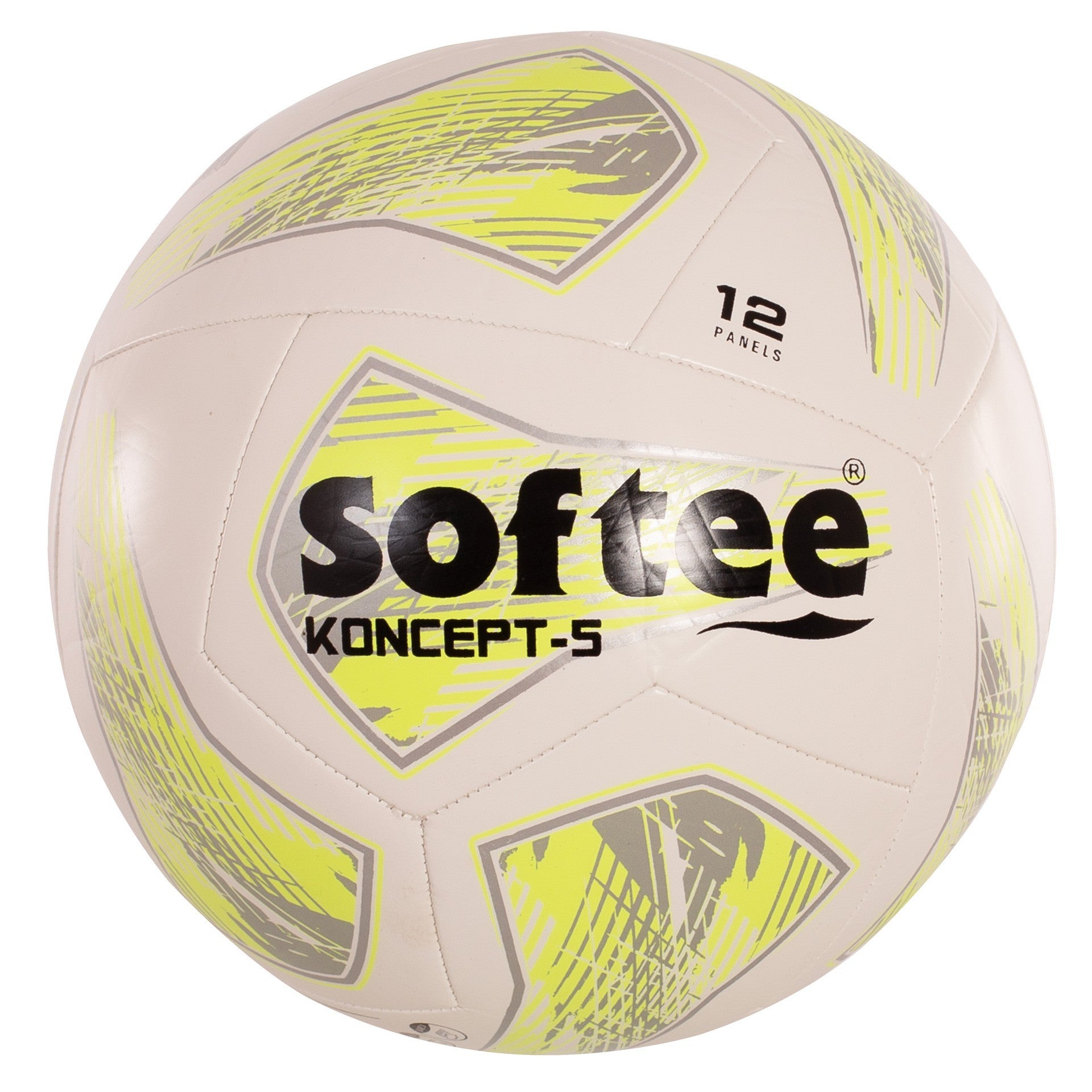 Pallone da calcio ibrido Softee Max Blanco/Amarillo Flúor FÚTBOL 11