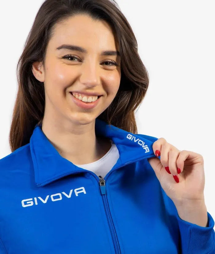 Športová mikina Givova Polarfleece Mono 500 Blue