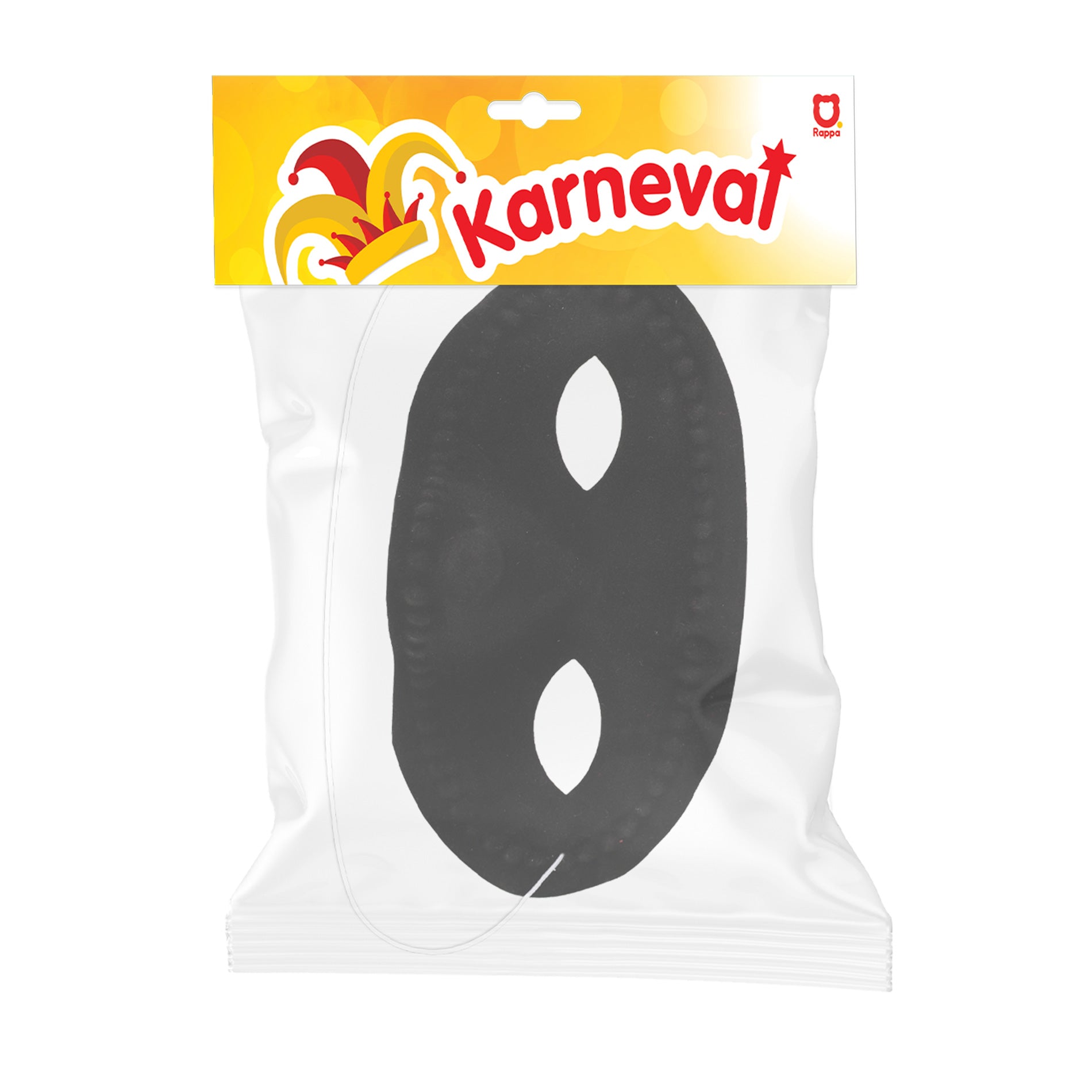 Sort øjenmaske til voksne