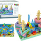 Wooden Bricks Sorter Sea World Educational Beads