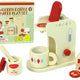 Wooden Coffee Maker Accessories Kitchen Kids