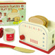 Wooden Toaster Accessories Breakfast Kitchen Kids