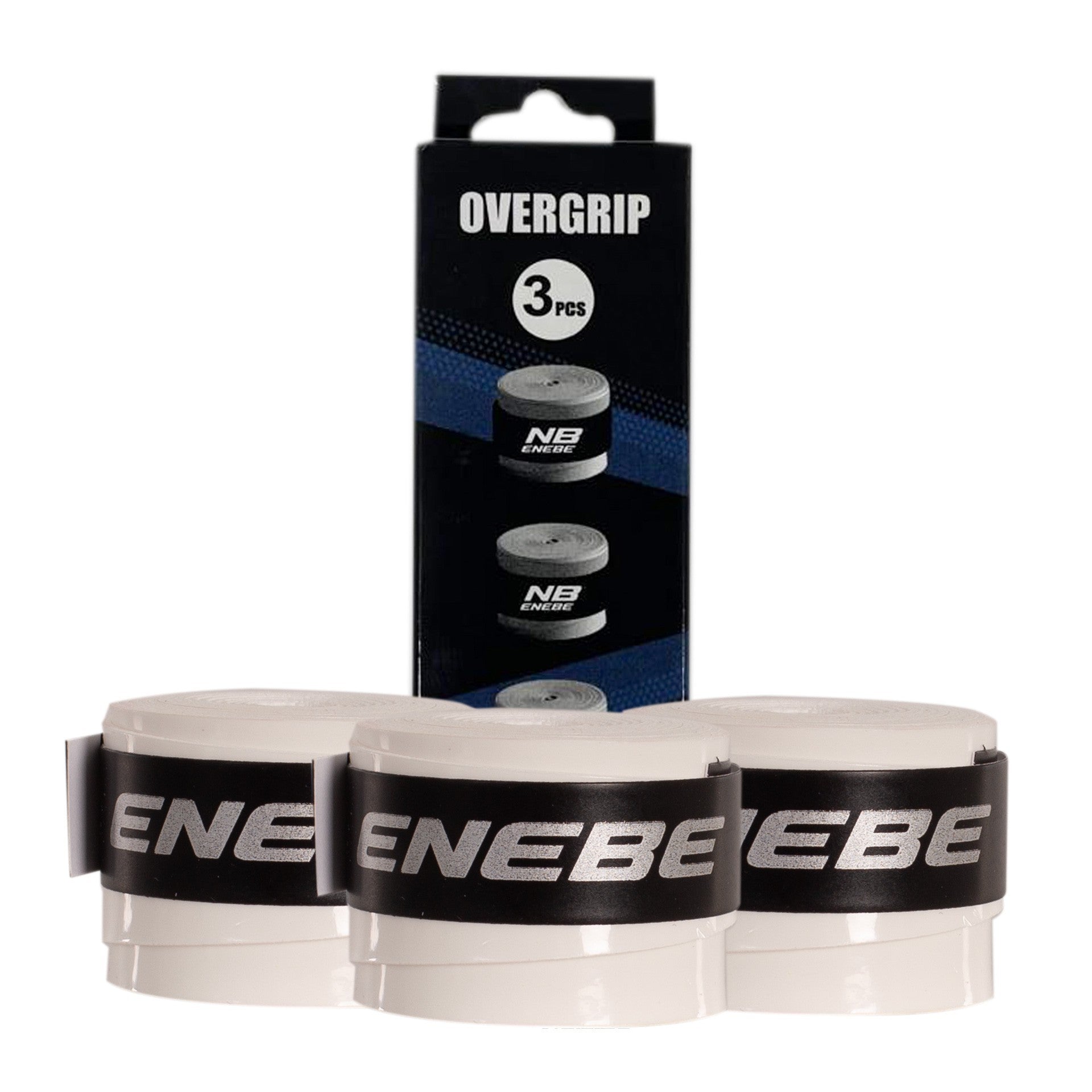 Pachet De 3 Overgrips Smooth Enebe White