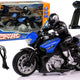 Sports Motorcycle R/c 2.4g 35m Range 1:10 Blue
