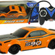 Remote Controlled Sports Car 1:24 Racing Orange 27 Mhz Pilot