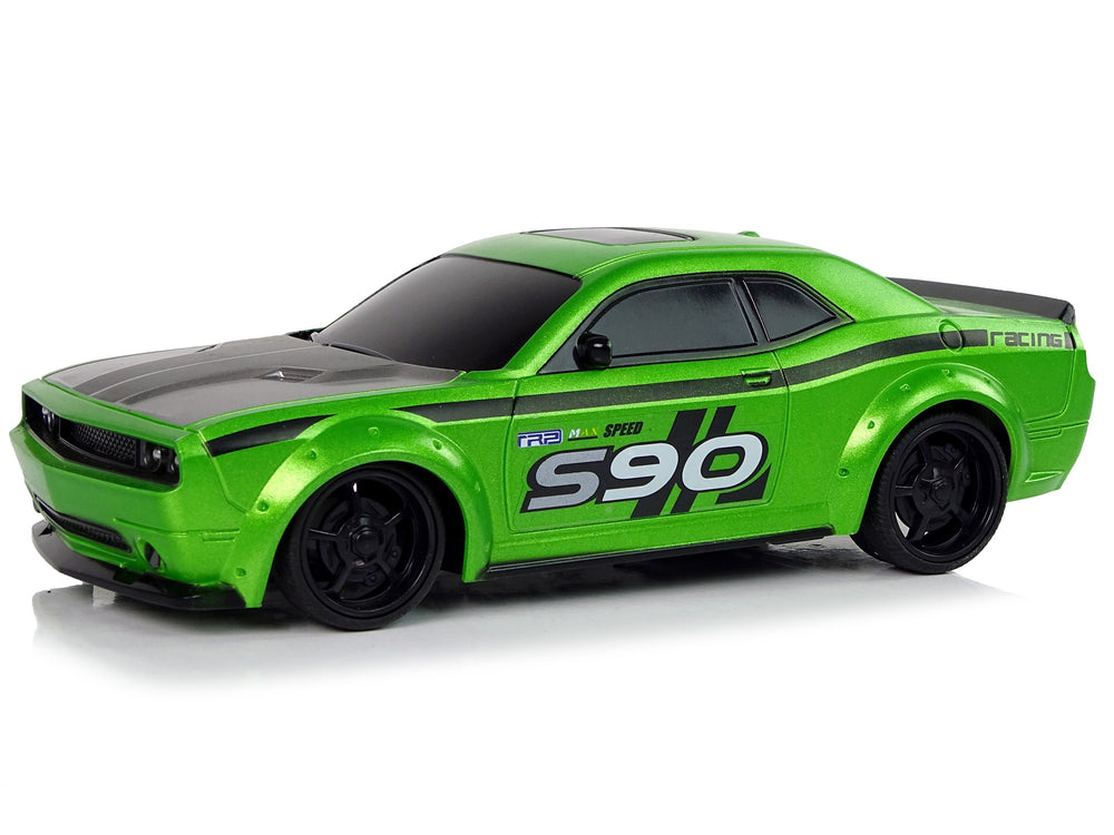 Dálkově ovládané sportovní auto 1:24 závodní zelená