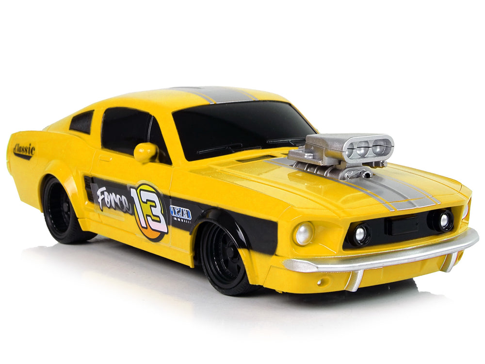 Remote Control Sports Car Classic 1:20 Yellow Pilot