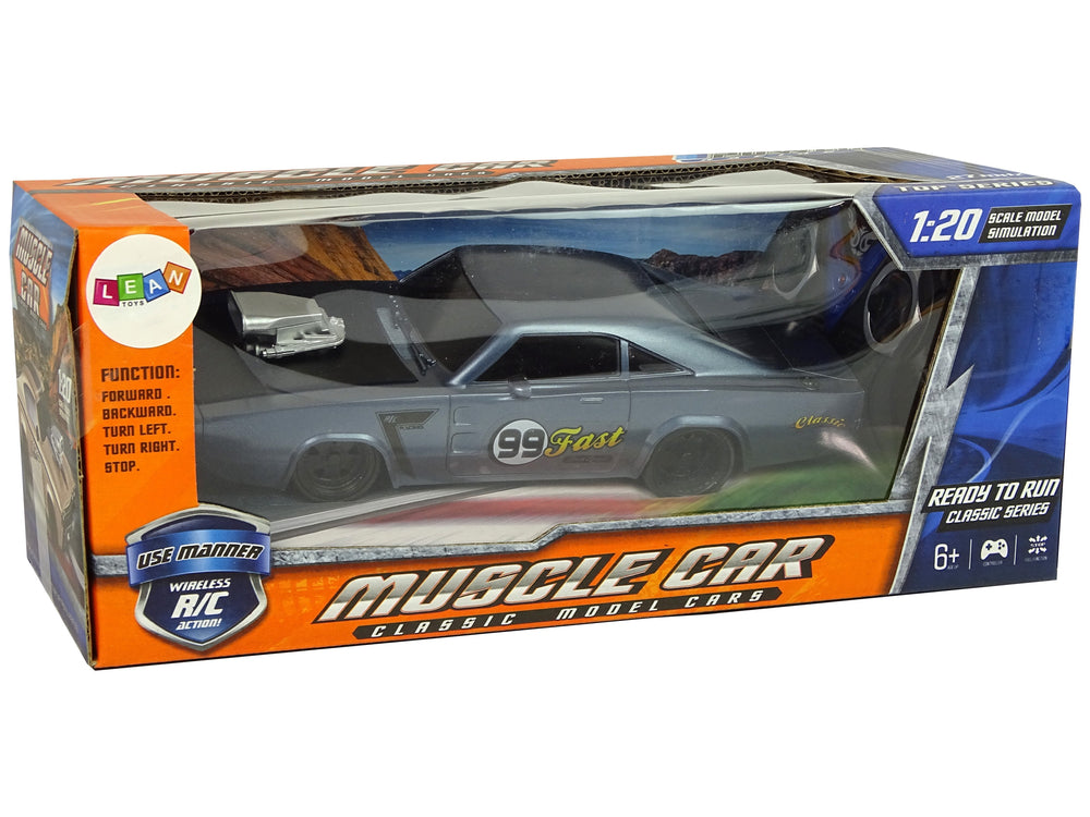 Car R/c Sports Sticker 1:20 Grey Pilot