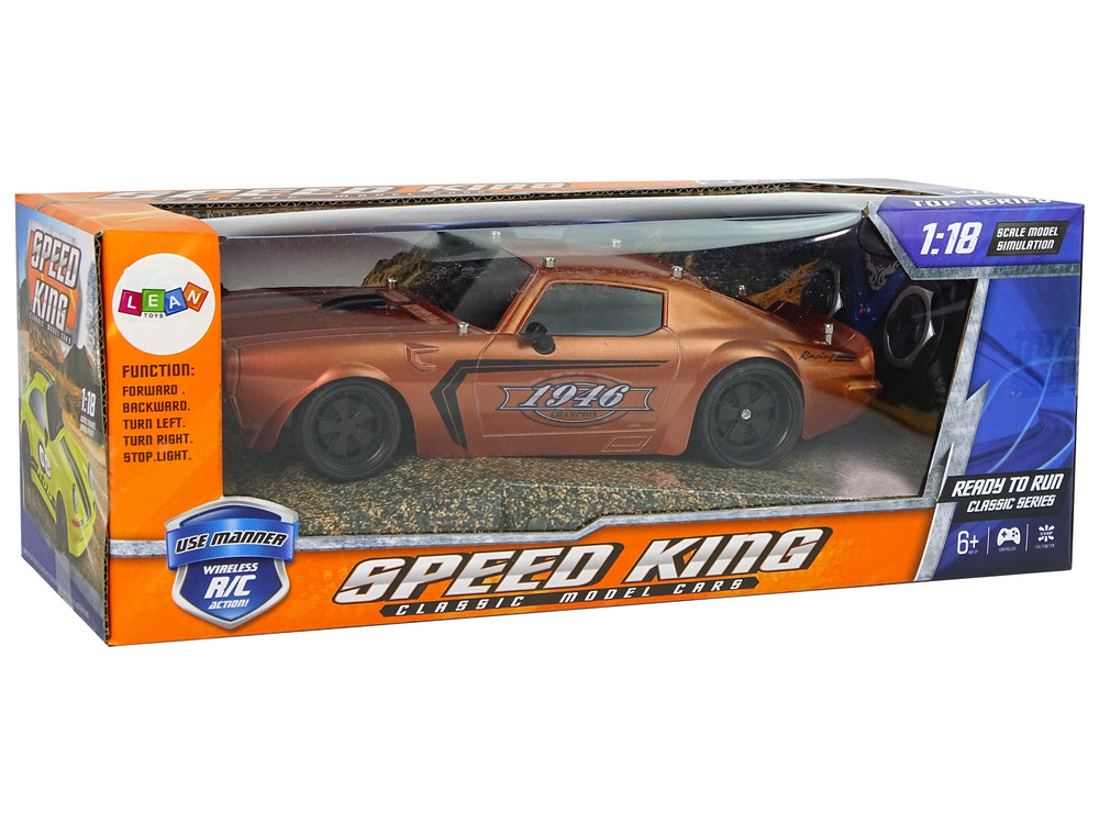 Carro Esportivo R/c 1:18 Brown Champion Pilot