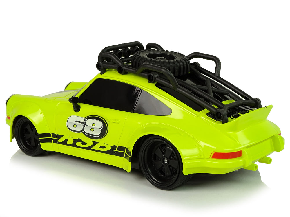 Carro Esportivo 1:18 Piloto de Roda Sobressalente Verde