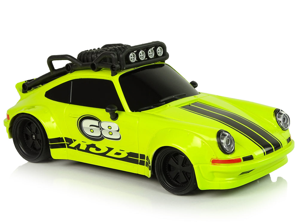 Carro Esportivo 1:18 Piloto de Roda Sobressalente Verde