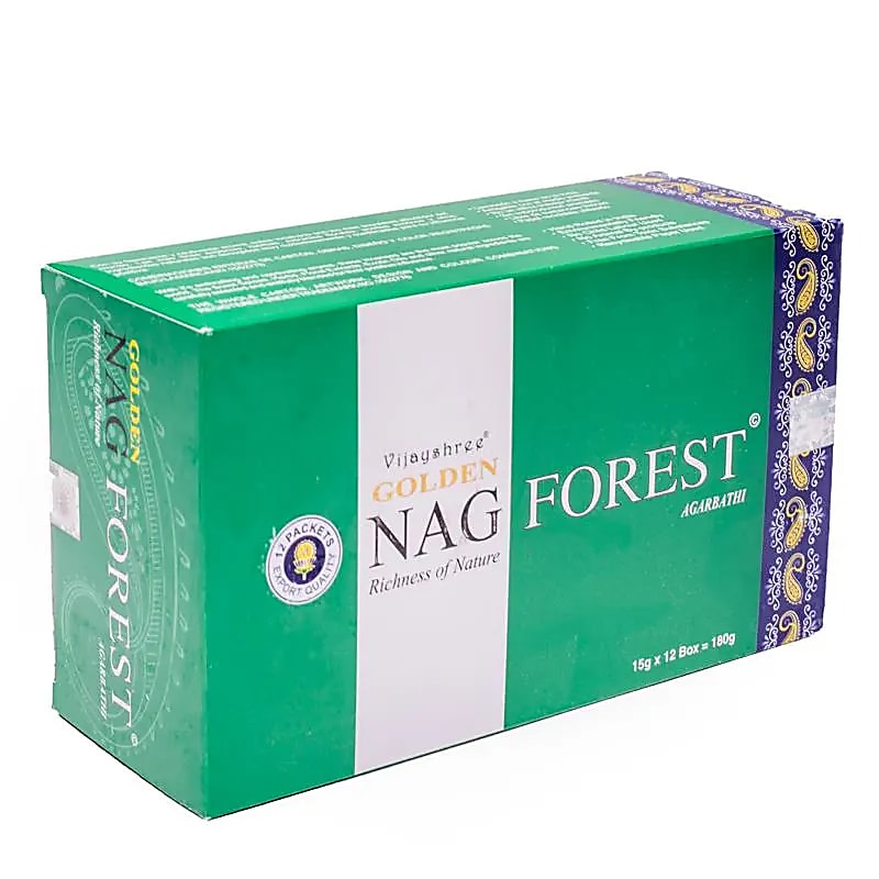 Røgelse Golden Nag Forest - 15 G
