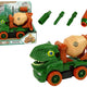 Concrete Truck Dinosaur Unwrecker Green Accessories
