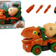 Concrete Truck Dinosaur Unwrecker Orange Accessories