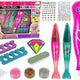 Nail Painting Set Nail Pens Glitter Dispenser Diamonds
