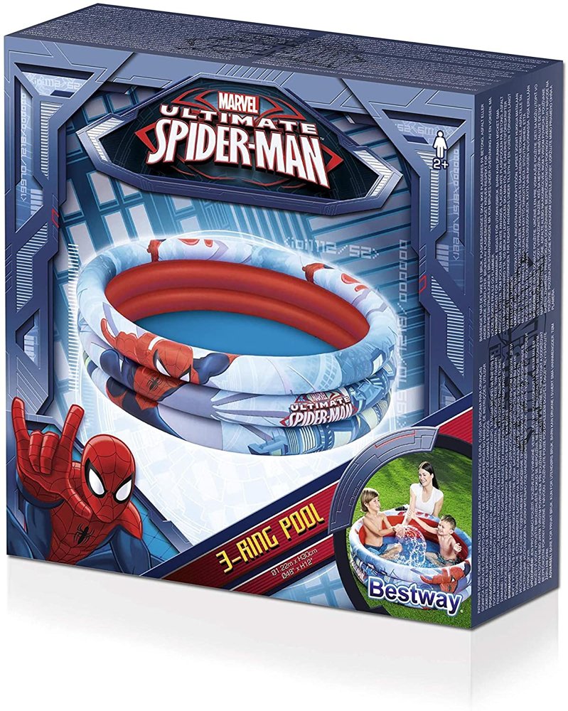 Spider-man opblaasbaar zwembad 122 x 30 cm Bestway 98018