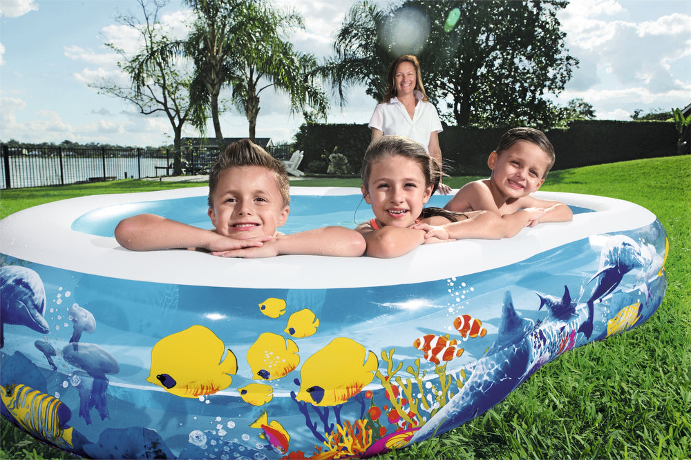 Inflatable Ocean Pool 262 X 157 X 46 Cm Bestway 54118