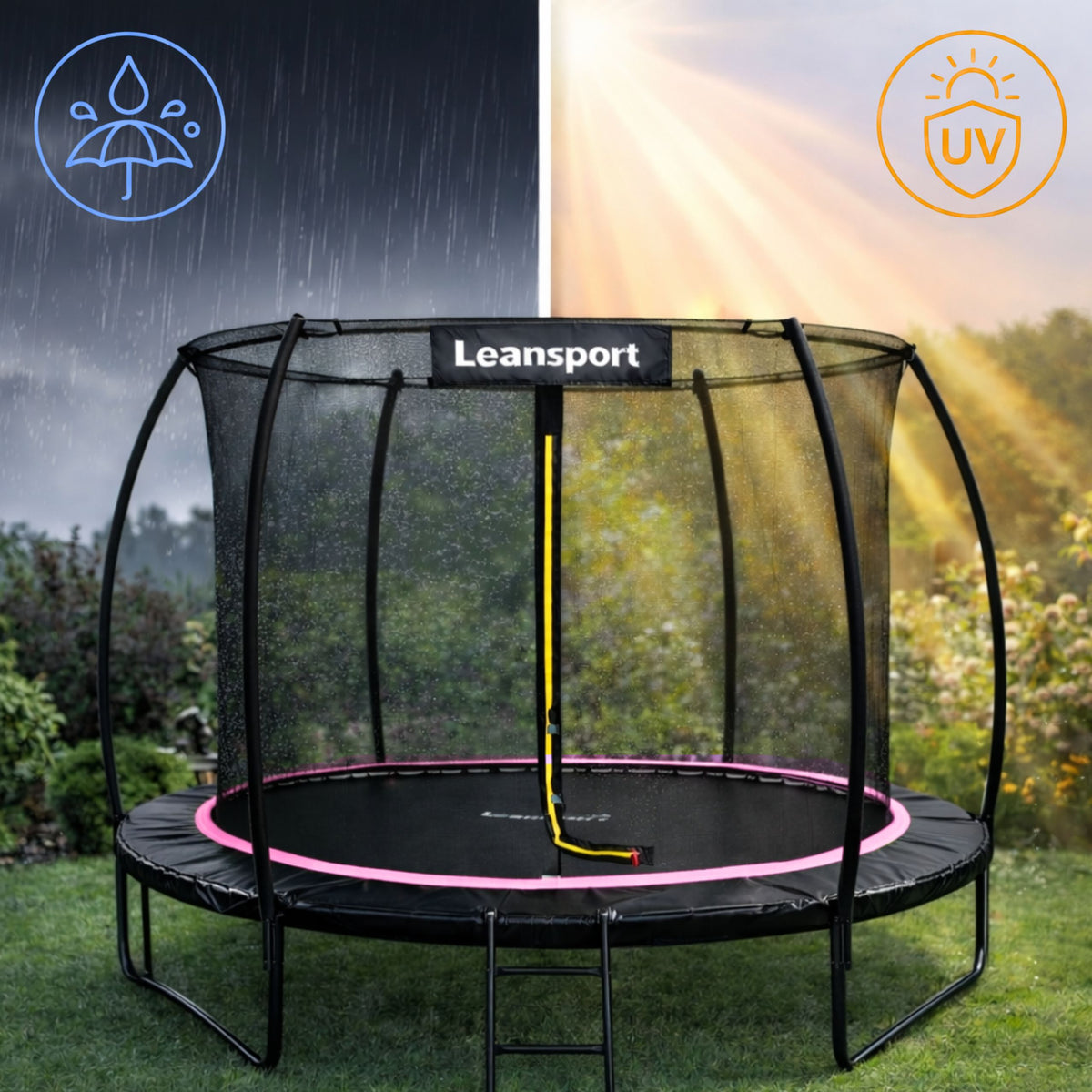 Spring Cover For Sport Max 6ft Trampoline Black-pink