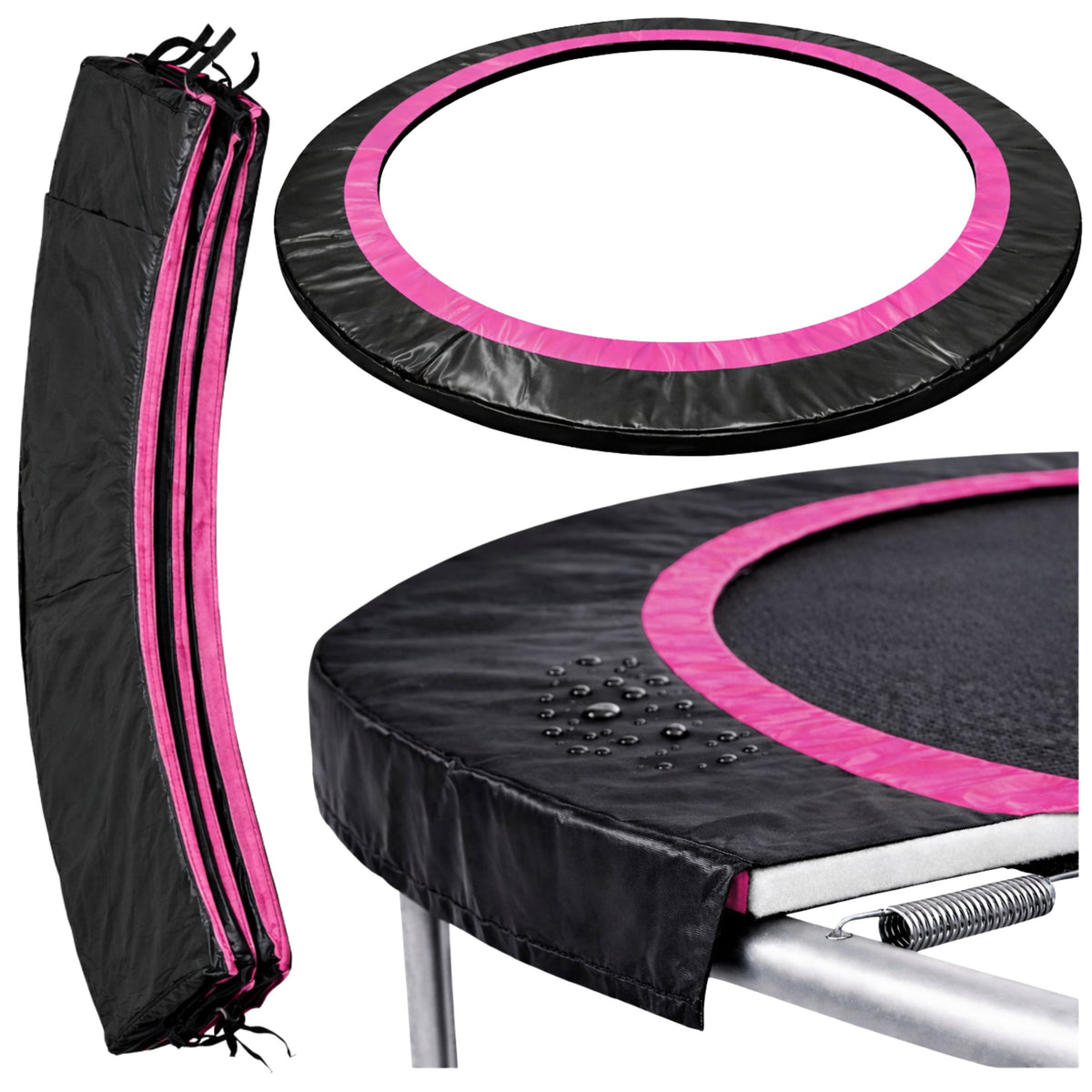 Spring Cover For Sport Max 16ft Trampoline Black-pink