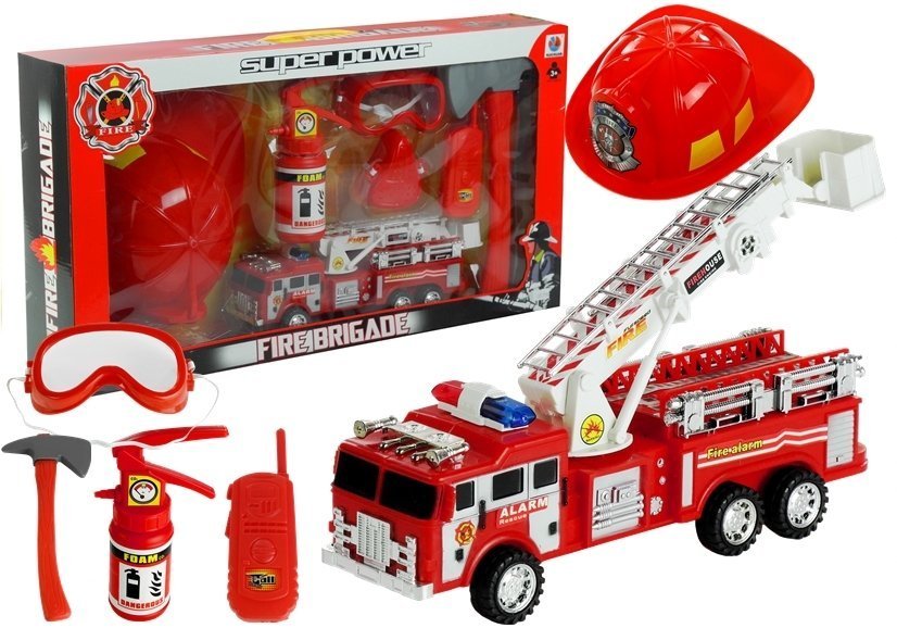 Set pompiere Estintore per casco camion dei pompieri