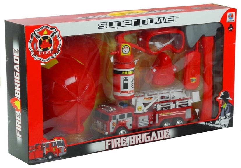 Set pompiere Estintore per casco camion dei pompieri